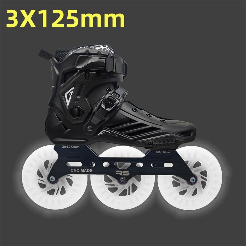Women Shoes Qc - 125 mm LED-Blitz-Inline-Speed-Skates-Schuhe für männliche und