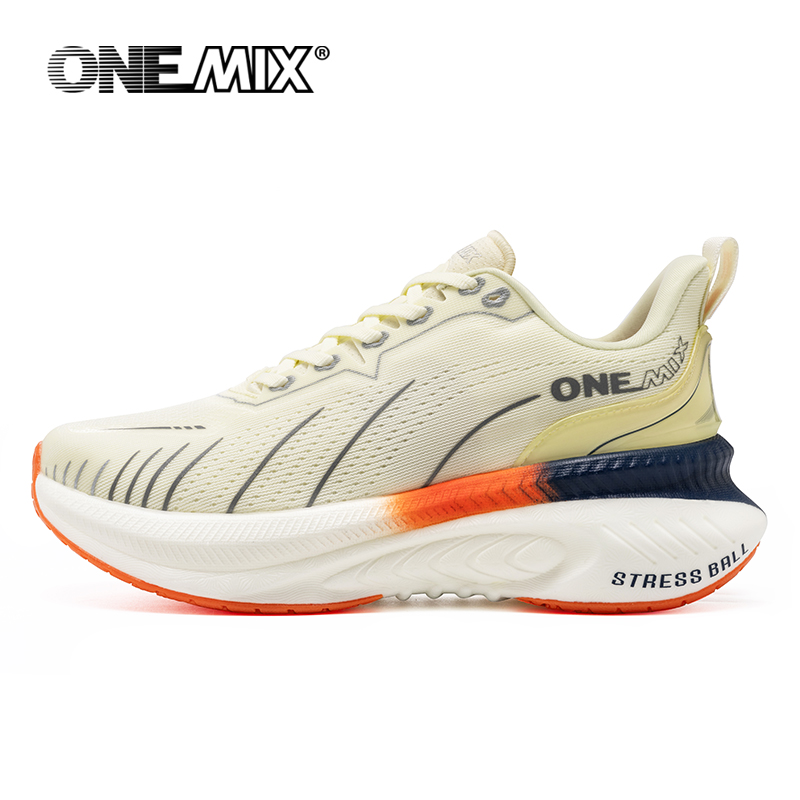 Women Shoes Qc - ONEMIX Weiß Straße Laufschuhe für Männer