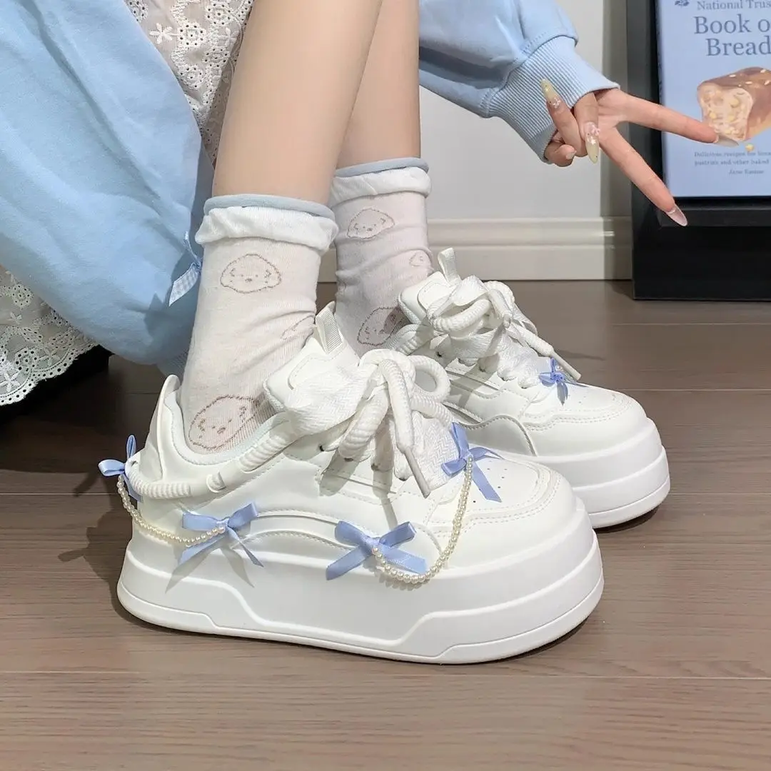 Women Shoes Hong Kong - Sommer-Plateau-Sneaker mit dicker Sohle für Damen,