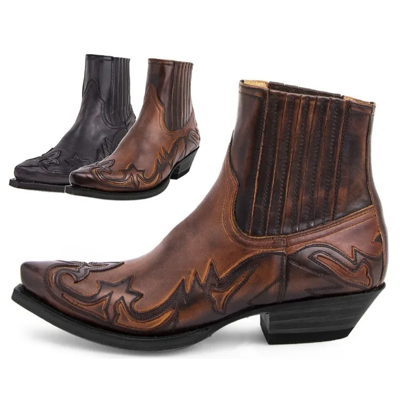 Women'S Shoes Chelsea - Neue Herrenstiefel, handgefertigte Keilstiefeletten für Herren,