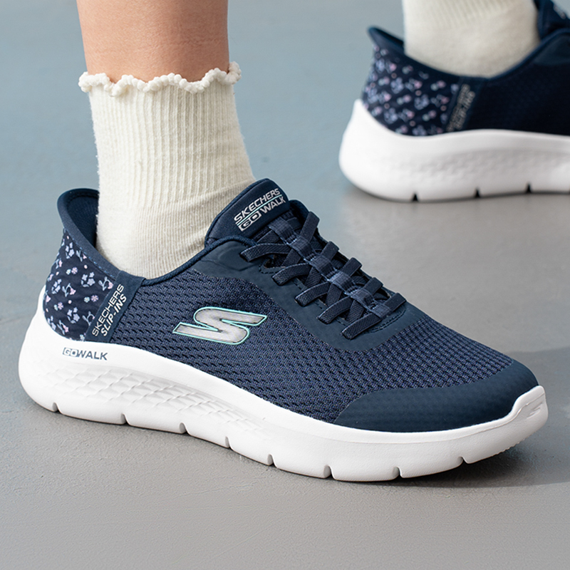 Women Shoes Hong Kong - Skechers 125525-NVY Damen Slip-On Hands-Free Walking
