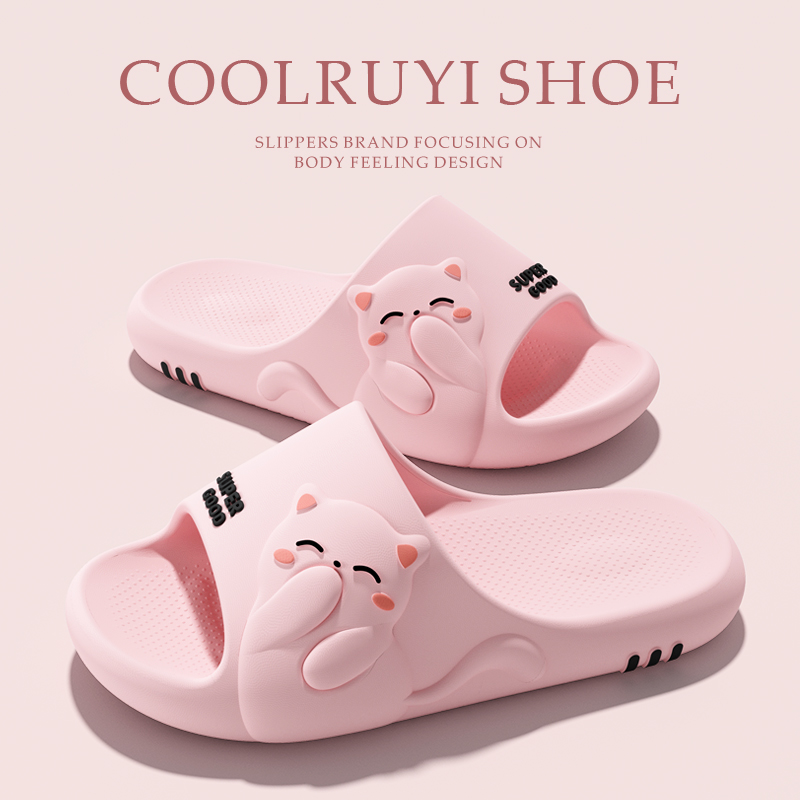 Mule Slip On - Paar-Cartoon-Katzen-Hausschuhe mit weicher Sohle, Sommer 2026,
