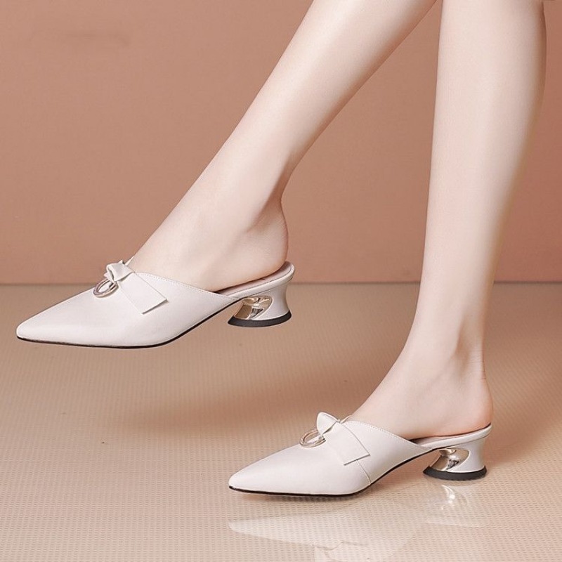 Women Shoes Ysl - Schuhe Luxus Rhenstone Pantoletten Damen Hausschuhe