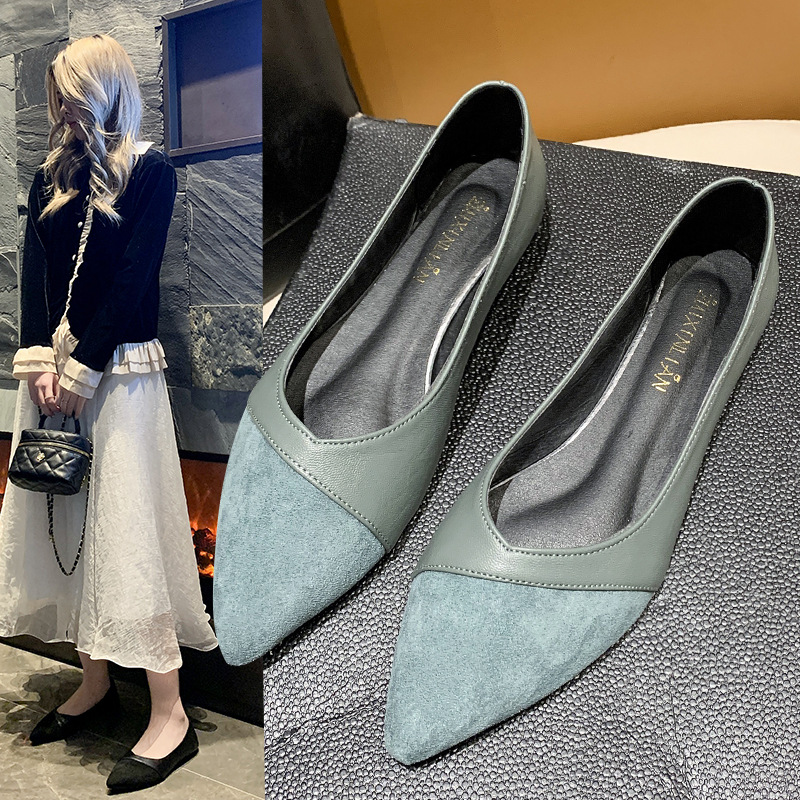 Women Shoes Black - Flache schwarze Lederschuhe für Damen. Vielseitige