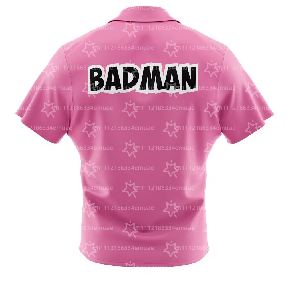 Women'S Shoes Z - Vegeta Badman Shirt Pink Dragon Ball