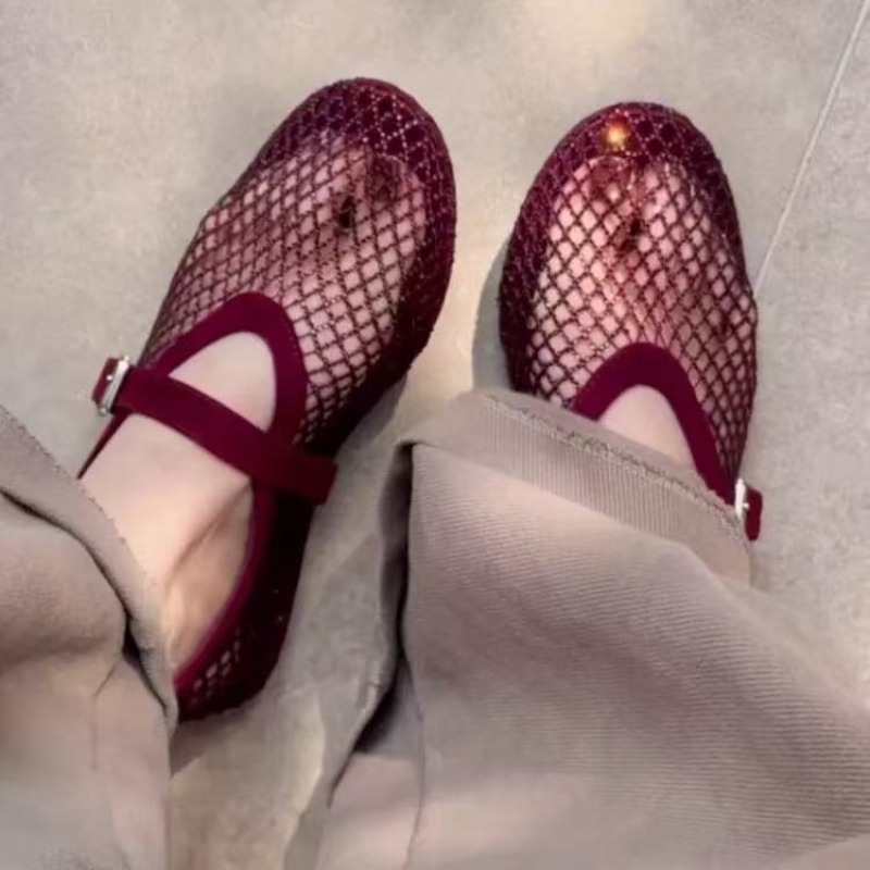 Mule Slip On - Hohle Strass-Baotou-Sandalen für Damen 2026 –
