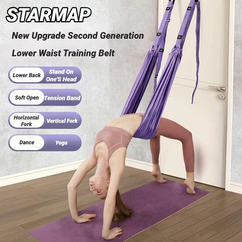Women Shoes Qc - Verstellbarer Aerial Air Yoga Gurt Zugseil