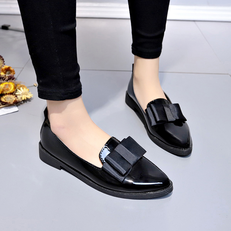 Schwarze/Weinrote Lackleder-Sp – Women Shoes Black Bewertung und Preis
