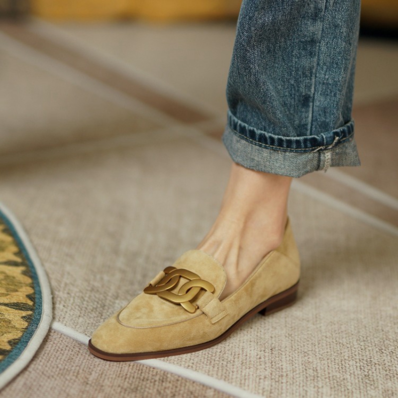 Wildleder Leder Frauen Loafers – Women Shoes Black Bewertung und Preis