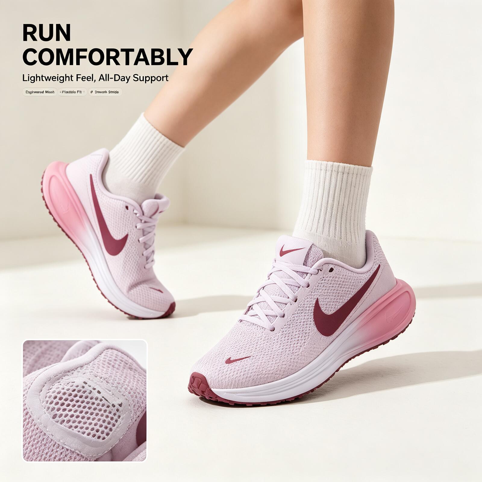 Nike Damen-Laufschuhe in Rosa, – Women Shoes Hong Kong Bewertung und Preis
