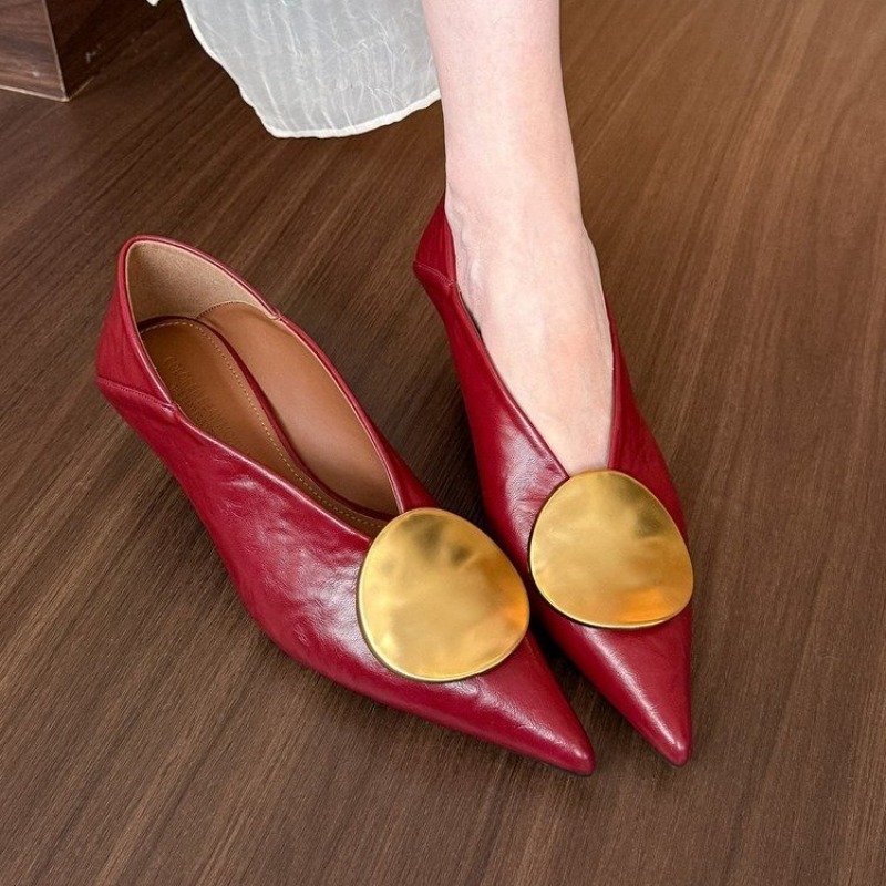 2025 frühling Sommer Spitz Sch – Women'S Heels Bewertung und Preis