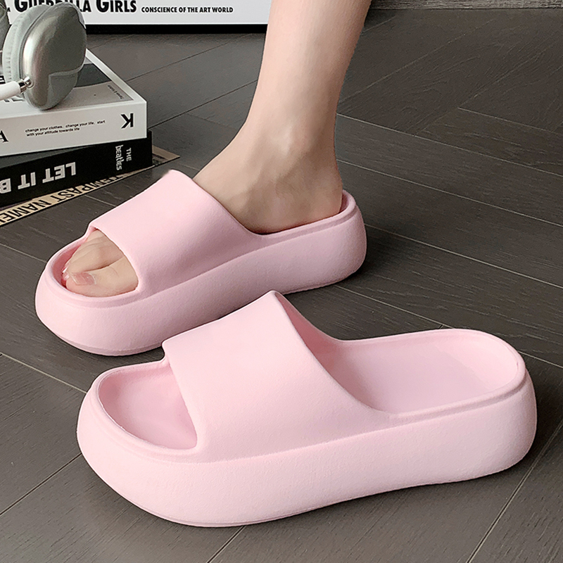 Dicke Sohle 6cm Rosa Hausschuh – Mule Slip On Bewertung und Preis