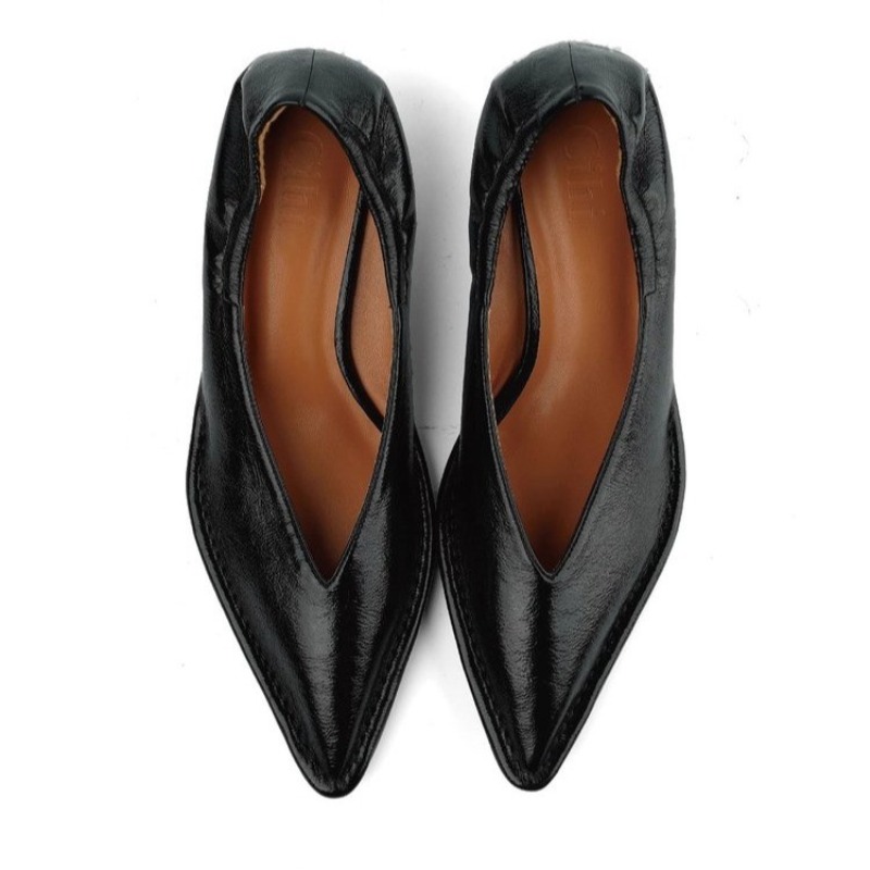 2025 Neue spitze Zehen-Einzels – Mule Slip On Bewertung und Preis