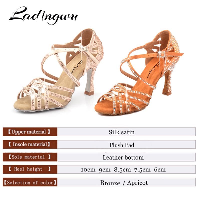 Ladingwu Silk Satin Apricot Un – Women'S Shoes Z Bewertung und Preis