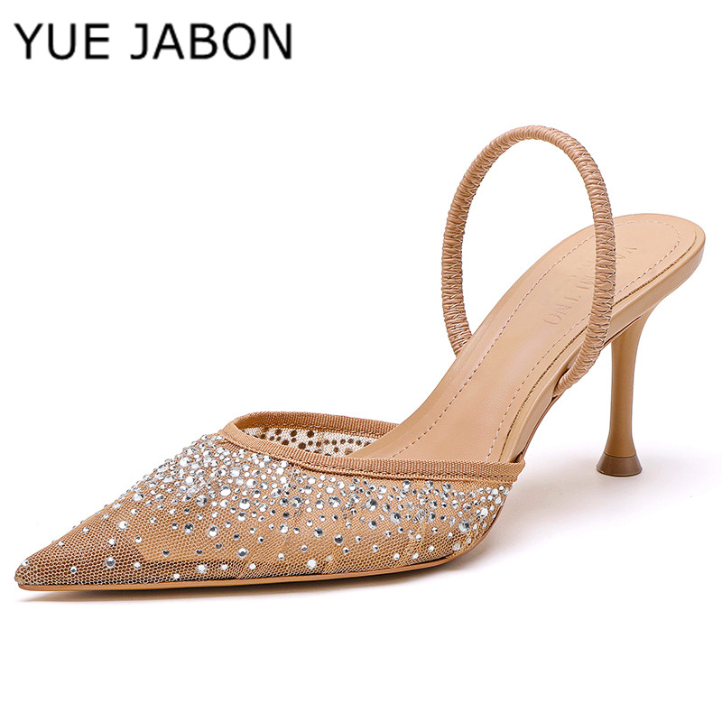 Mesh Strass High Heel Sandalen – Women Shoes Ysl Bewertung und Preis