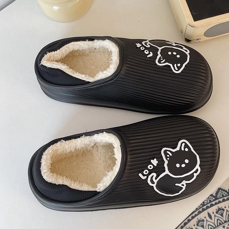 Sommer Kawaii Katzen Hausschuh – Women Shoes Black Bewertung und Preis