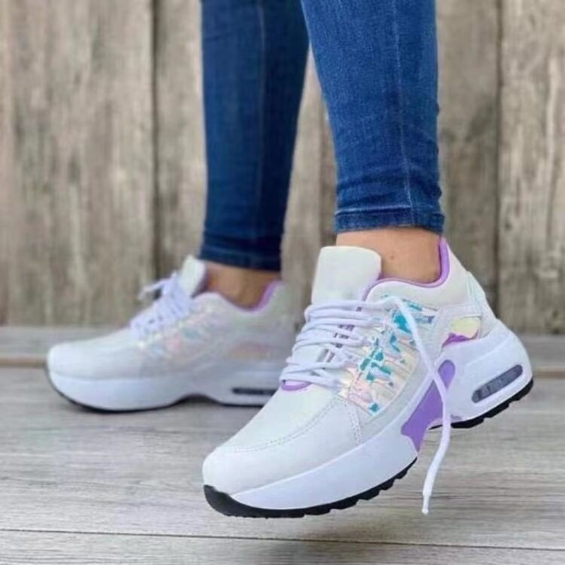Damenmode-Sneaker mit Plateau, – Women Shoes Qc Bewertung und Preis
