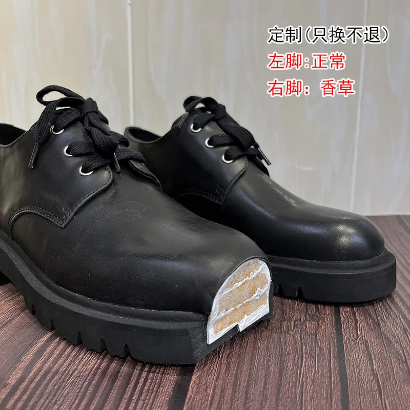 Kuchen-Derby-Schuhe mit dickem – Women Shoes Black Bewertung und Preis